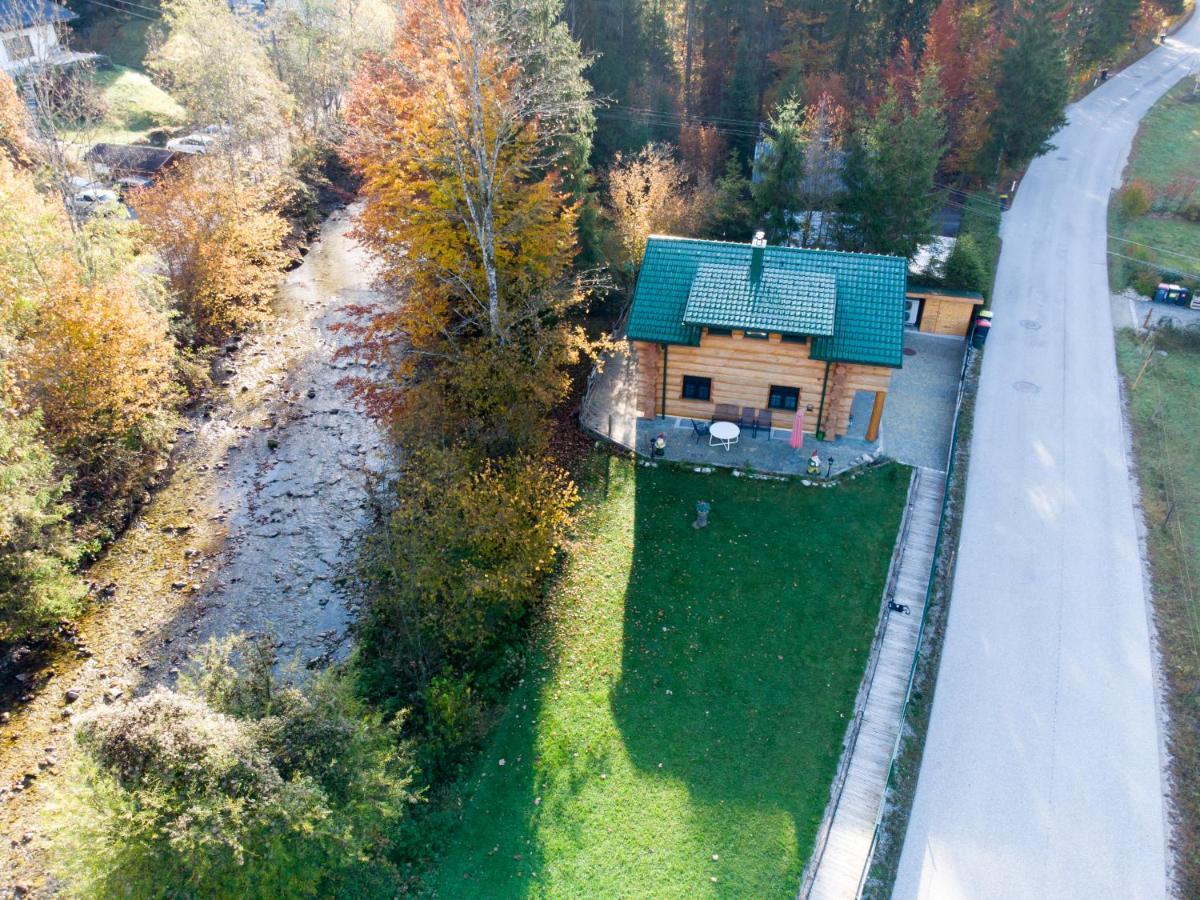 Ferienwohnungen Blockhaus - Zwergenhaeusl Gruenau Im Almtal Exterior photo